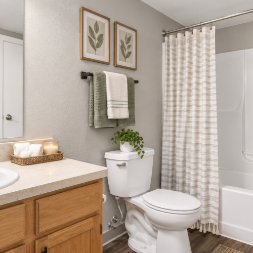 decored bathroom