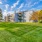 Apartment building exterior with trees